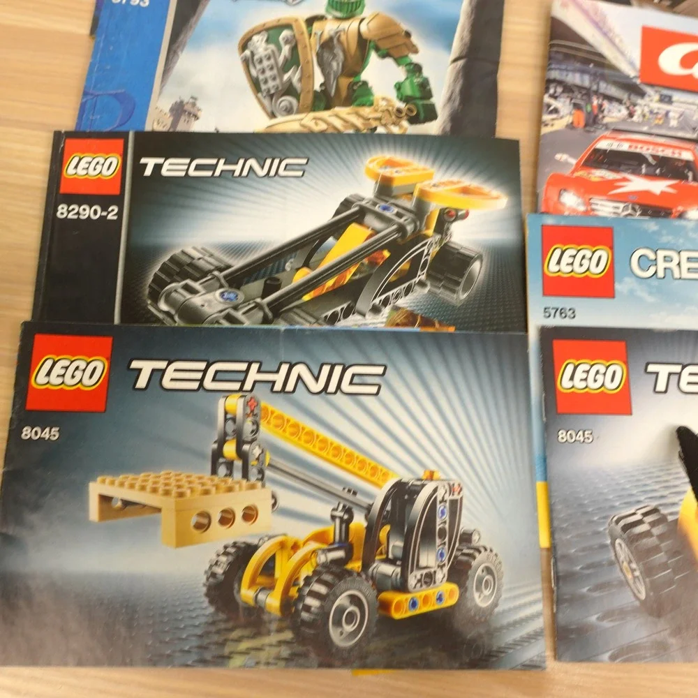 Lego Instruction Manual Lot Technic Creator Knights Kingdom Carrera Books ONLY